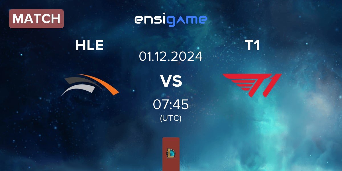 Match Hanwha Life Esports HLE vs T1 | 01.12