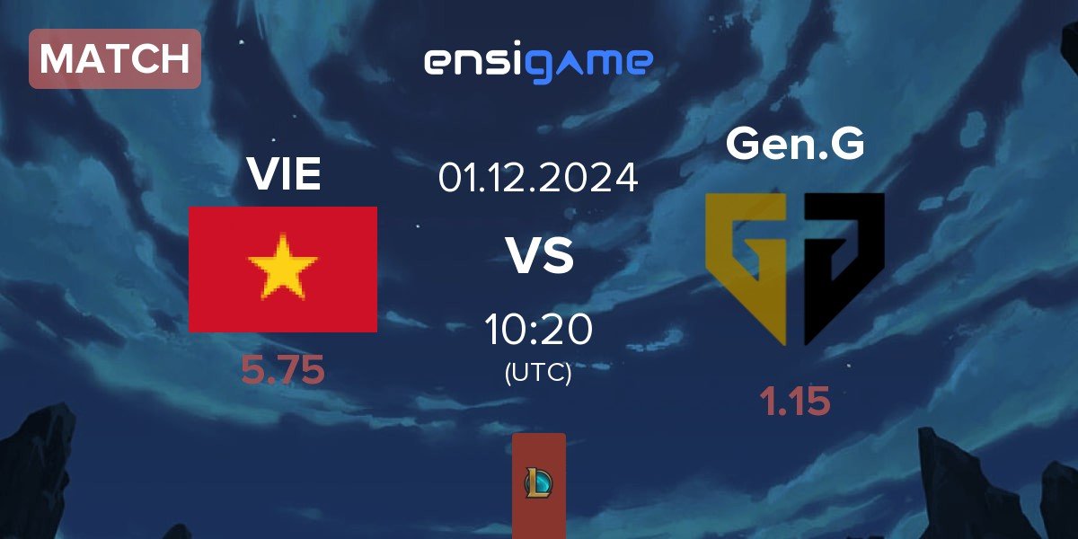 Match Vietnam VIE vs Gen.G Esports Gen.G | 01.12