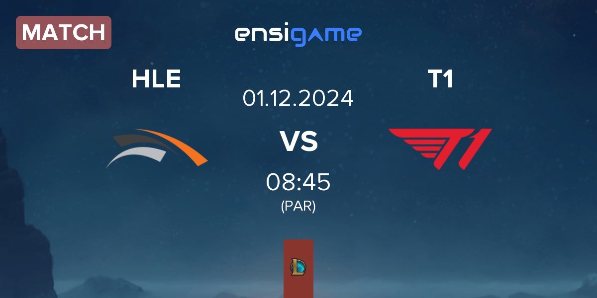 Match Hanwha Life Esports HLE vs T1 | 01.12