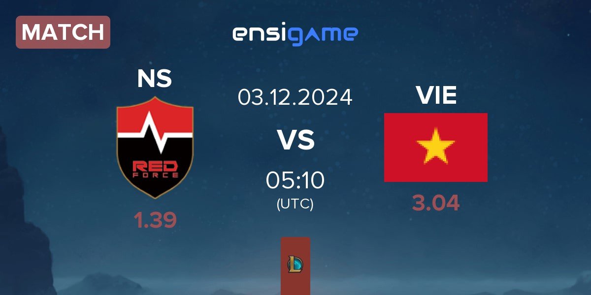 Match Nongshim RedForce NS vs Vietnam VIE | 03.12