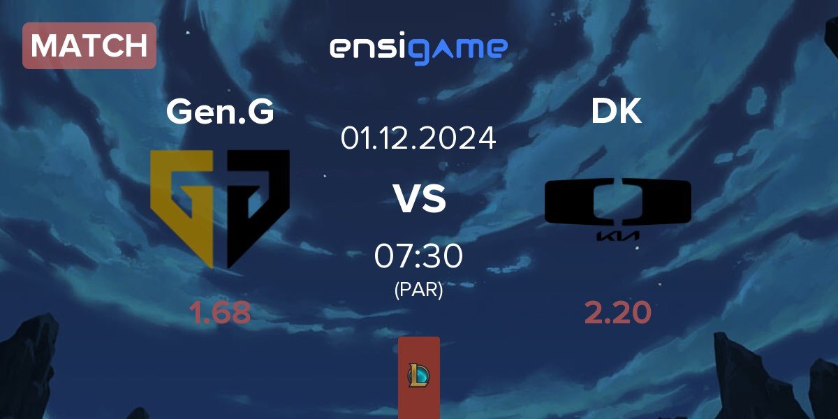 Match Gen.G Esports Gen.G vs Dplus KIA DK | 01.12