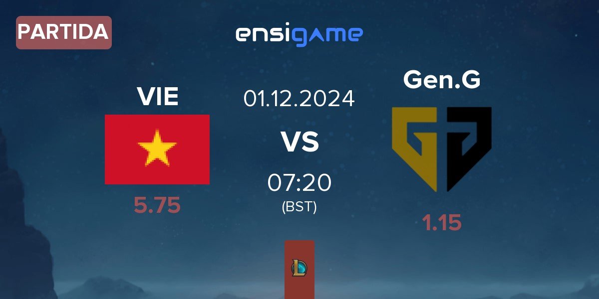 Partida Vietnam VIE vs Gen.G Esports Gen.G | 01.12