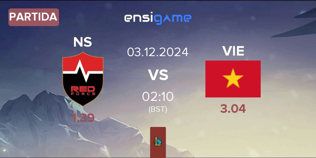 Partida Nongshim RedForce NS vs Vietnam VIE | 03.12