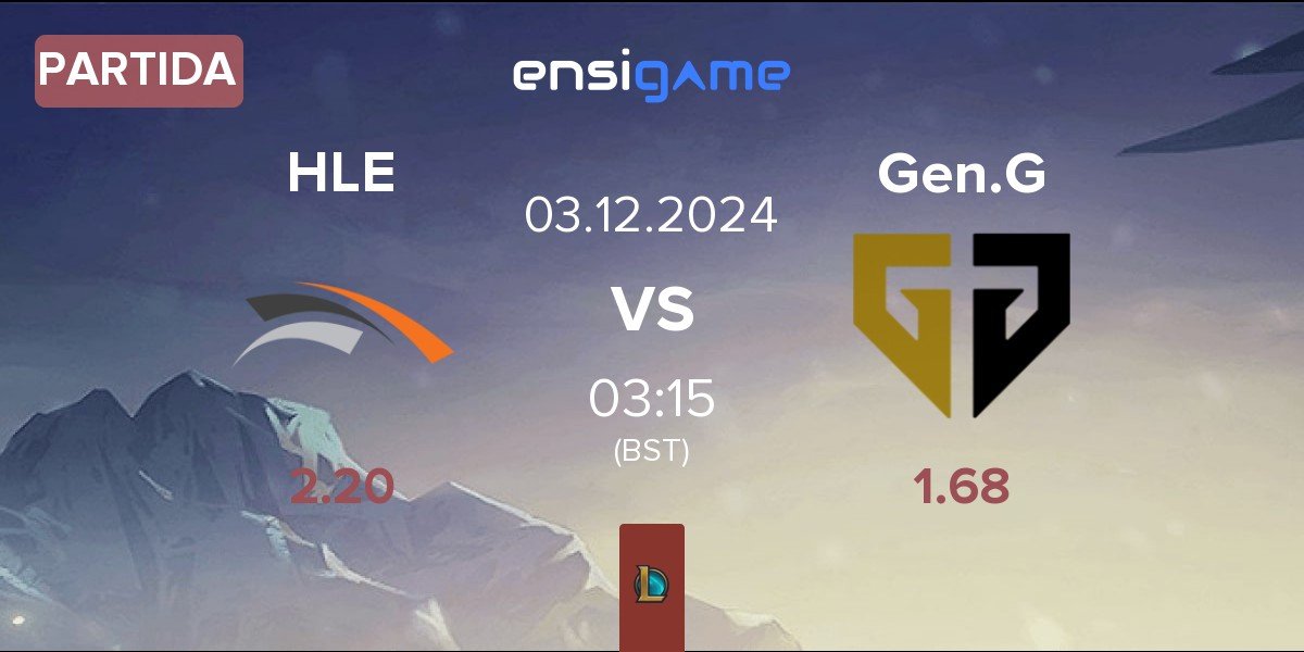 Partida Hanwha Life Esports HLE vs Gen.G Esports Gen.G | 03.12