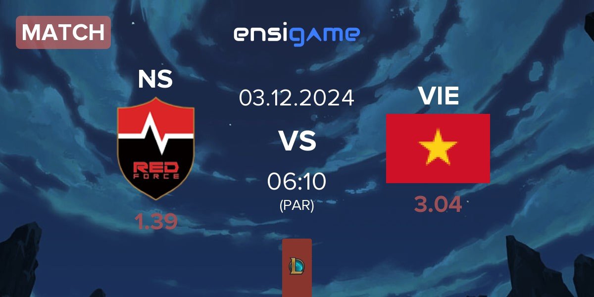 Match Nongshim RedForce NS vs Vietnam VIE | 03.12