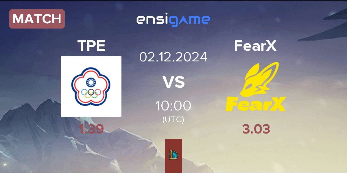 Match Chinese Taipei TPE vs BNK FearX FearX | 02.12