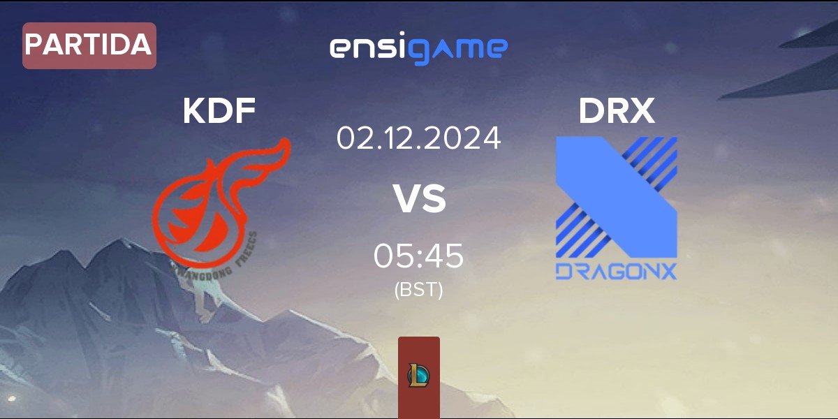 Partida Kwangdong Freecs KDF vs DRX | 02.12