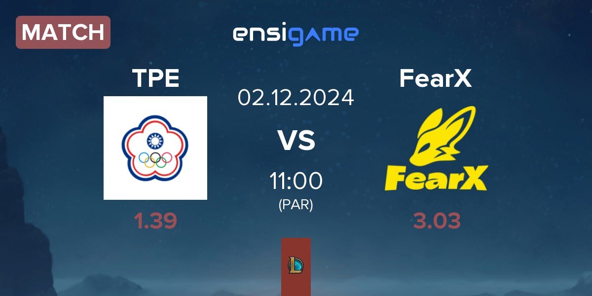 Match Chinese Taipei TPE vs BNK FearX FearX | 02.12