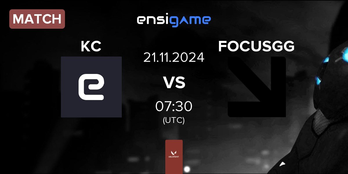 Match Kebab Clan KC vs FOCUSGG | 21.11