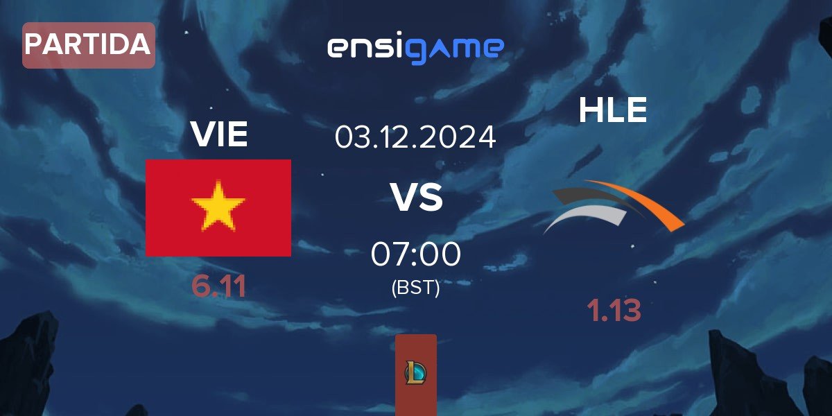 Partida Vietnam VIE vs Hanwha Life Esports HLE | 03.12