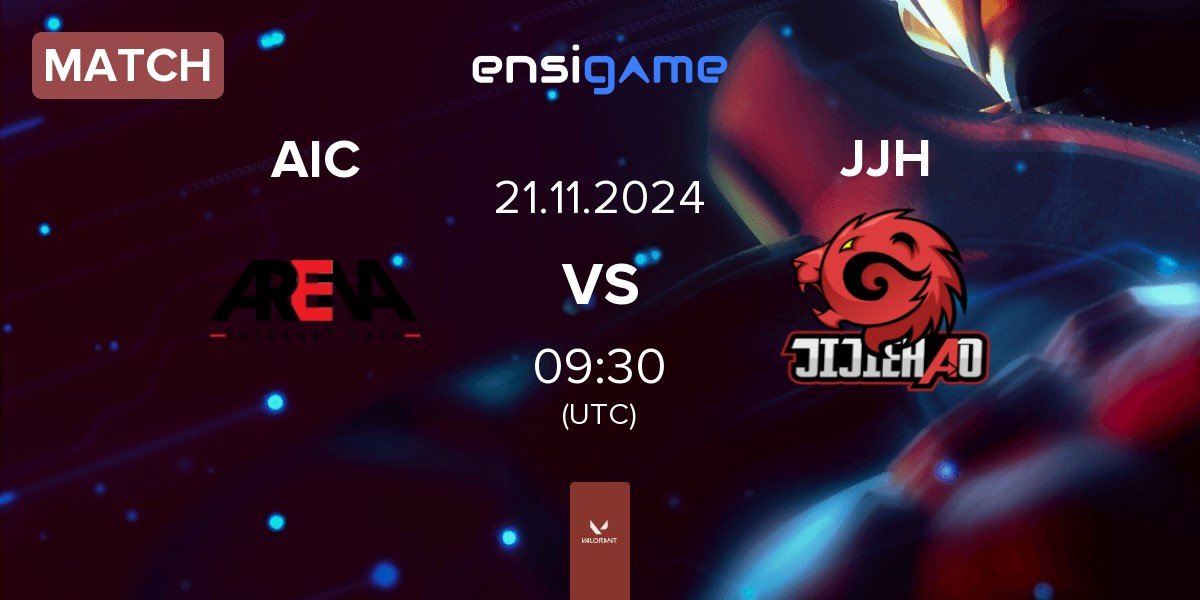 Match ARENA Internet Cafe AIC vs JiJieHao BONK JJH | 21.11