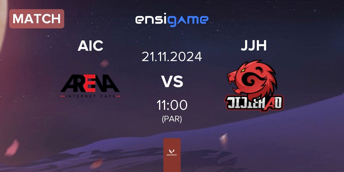 Match ARENA Internet Cafe AIC vs JiJieHao BONK JJH | 21.11