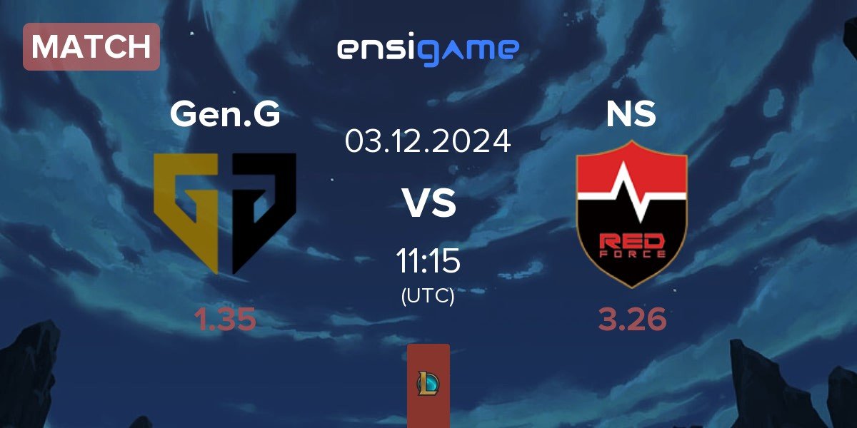 Match Gen.G Esports Gen.G vs Nongshim RedForce NS | 03.12