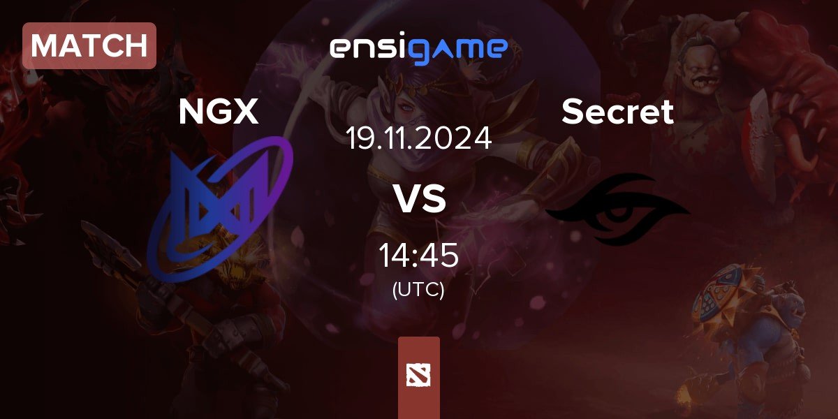 Match Nigma Galaxy NGX vs Team Secret Secret | 19.11