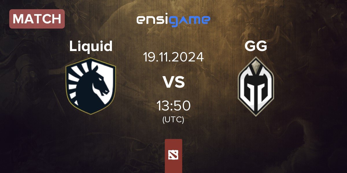 Match Team Liquid Liquid vs Gaimin Gladiators GG | 19.11