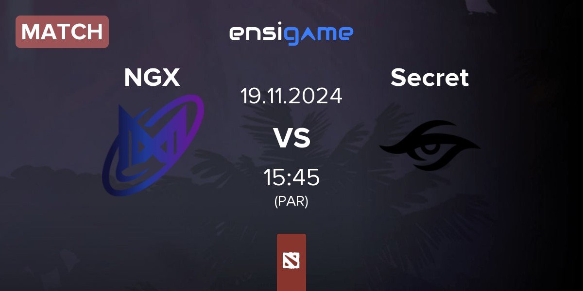 Match Nigma Galaxy NGX vs Team Secret Secret | 19.11