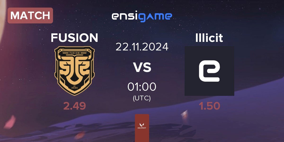 Match FUSION vs Illicit Gaming Illicit | 22.11