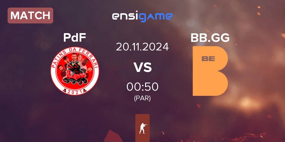 Match Patins da Ferrari PdF vs BeBold.gg BB.GG | 20.11