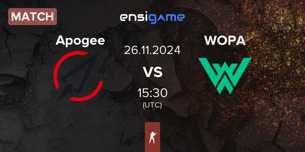 Match Apogee vs WOPA Esport WOPA | 24.11