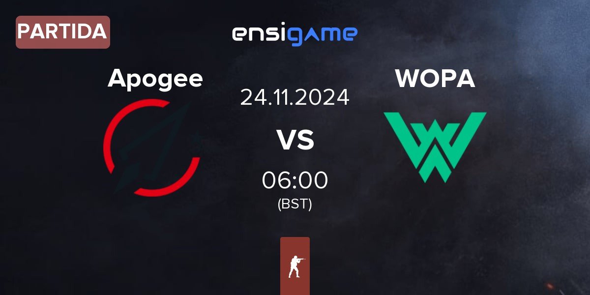 Partida Apogee vs WOPA Esport WOPA | 24.11