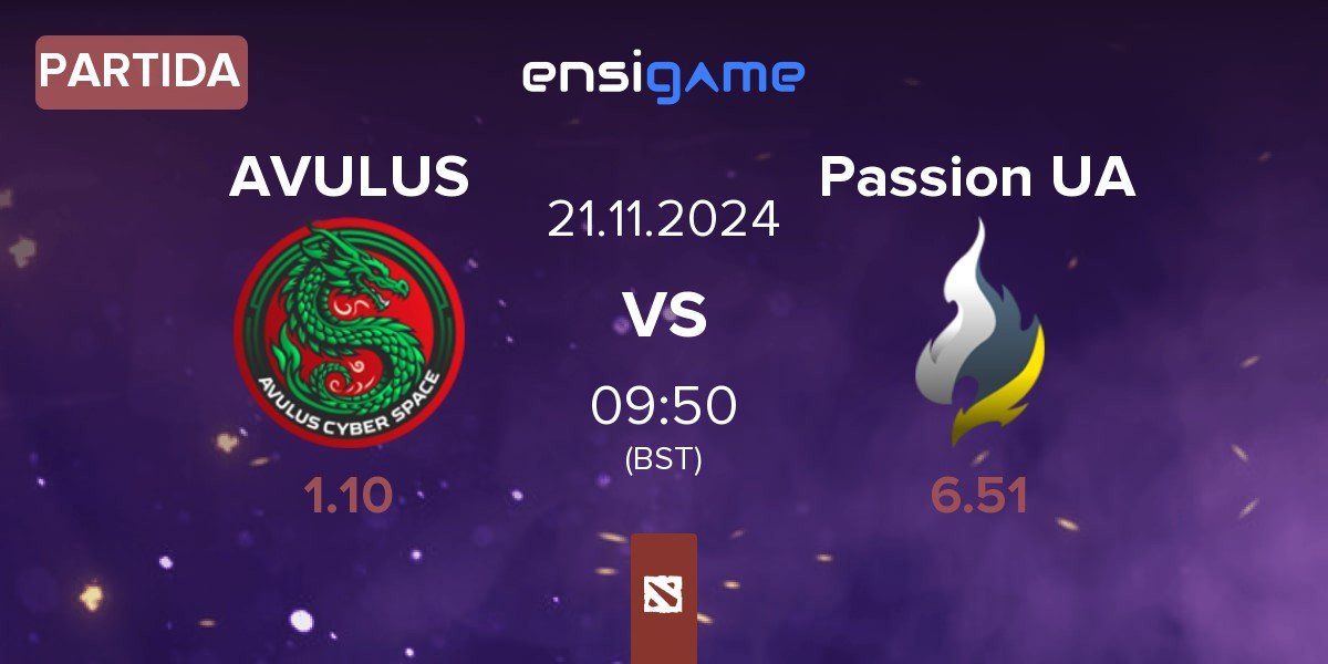 Partida AVULUS vs Passion UA | 21.11