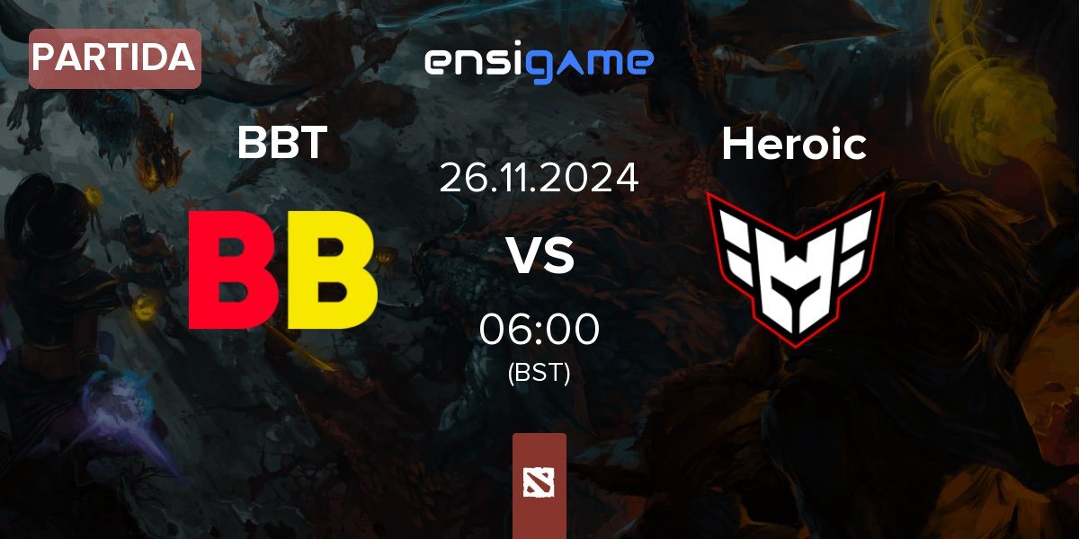 Partida BetBoom Team BBT vs Heroic | 26.11