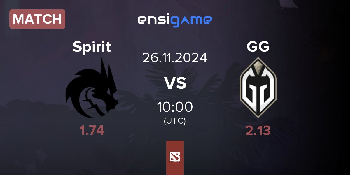 Match Team Spirit Spirit vs Gaimin Gladiators GG | 26.11