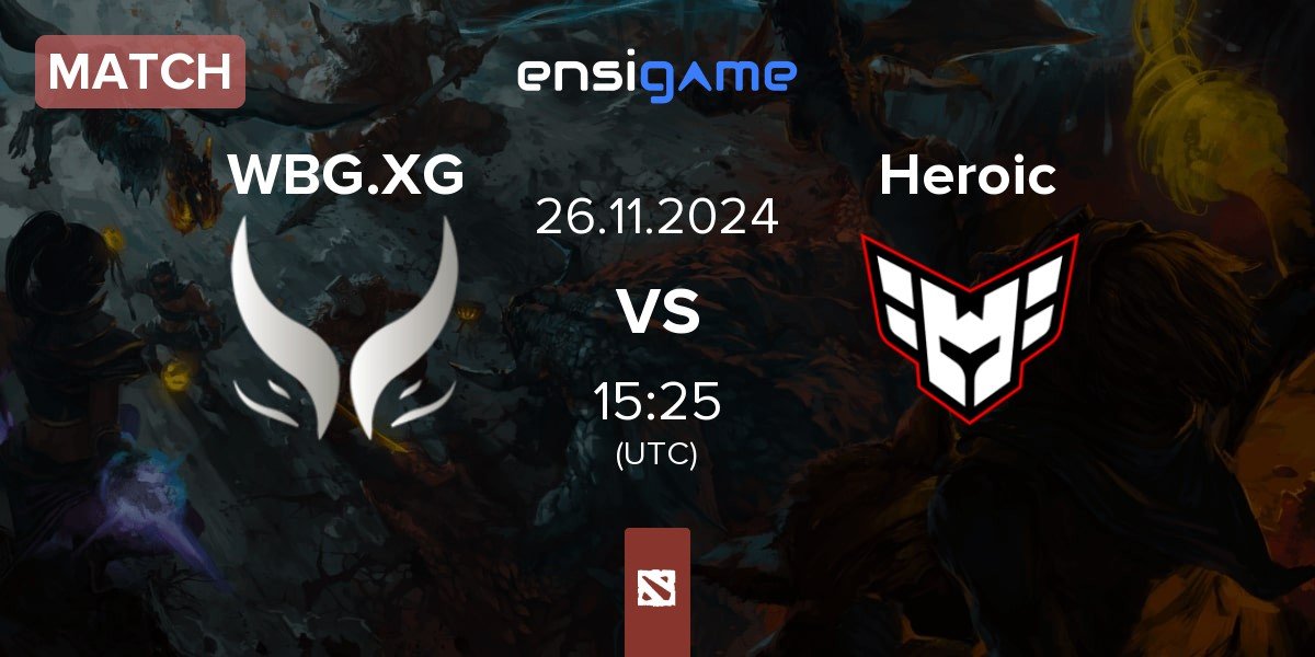 Match Xtreme Gaming WBG.XG vs Heroic | 26.11