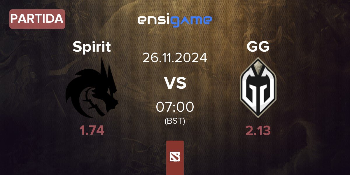 Partida Team Spirit Spirit vs Gaimin Gladiators GG | 26.11