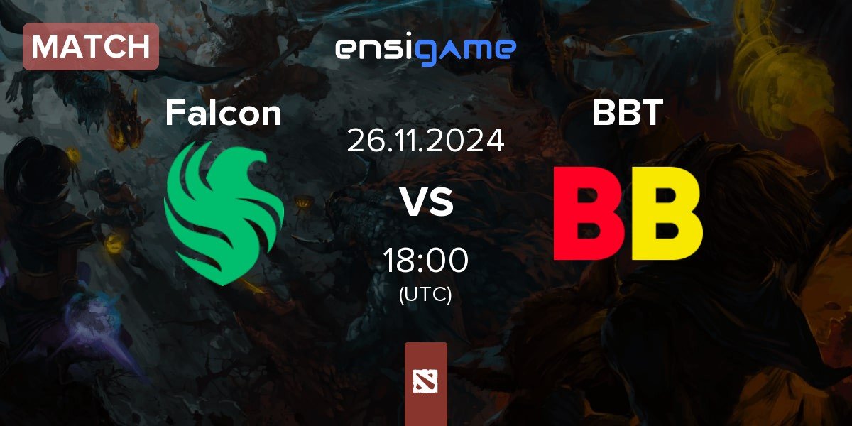 Match Team Falcons Falcon vs BetBoom Team BBT | 26.11