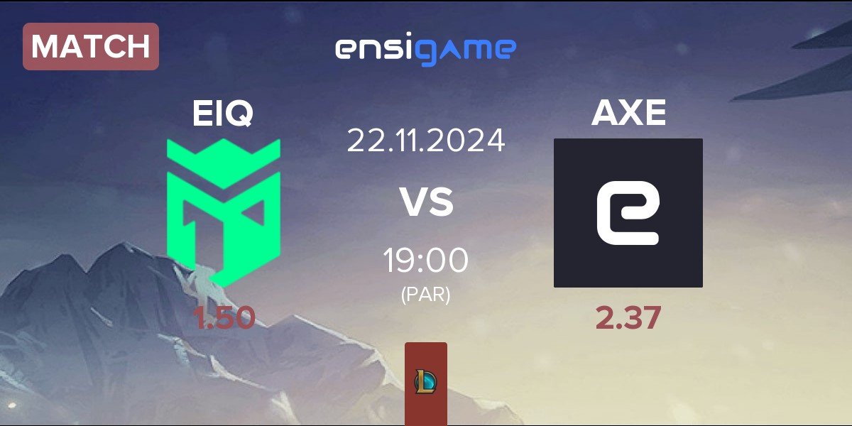 Match Entropiq EIQ vs Team Axelent69 AXE | 22.11