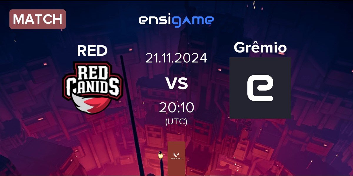 Match RED Canids RED vs Grêmio Esports Grêmio | 21.11