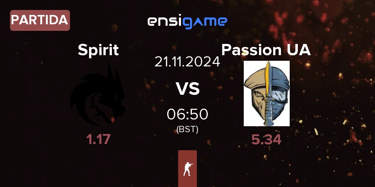 Partida Team Spirit Spirit vs Passion UA | 21.11