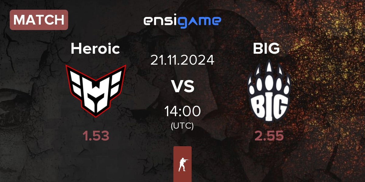 Match Heroic vs BIG | 21.11