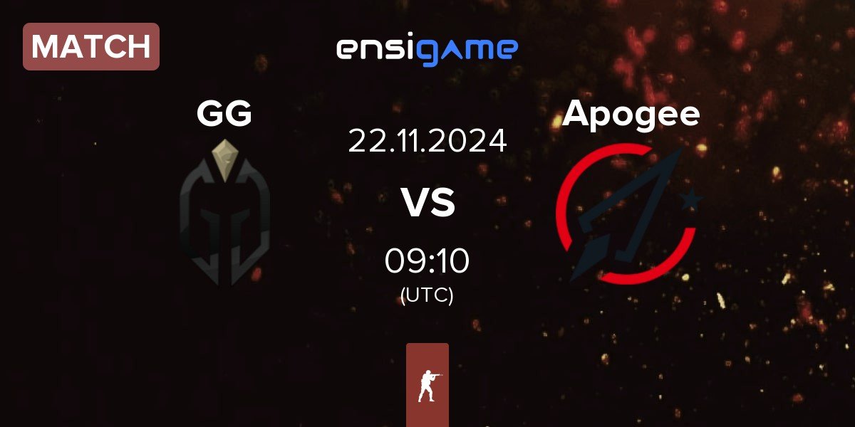 Match Gaimin Gladiators GG vs Apogee | 22.11