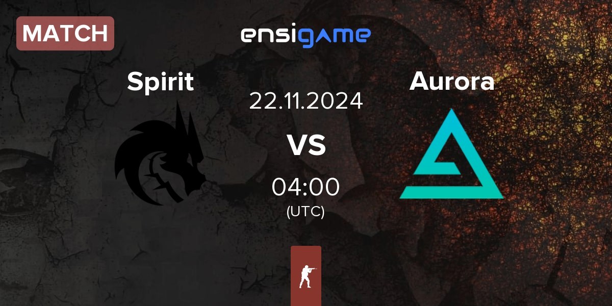 Match Team Spirit Spirit vs Aurora Gaming Aurora | 22.11