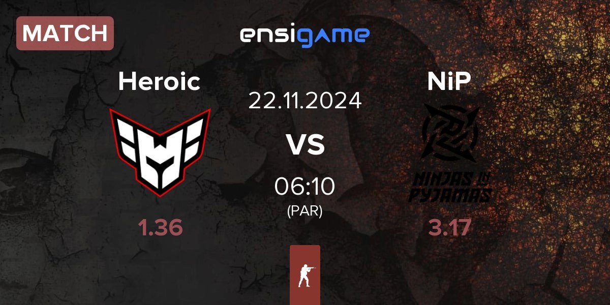 Match Heroic vs Ninjas in Pyjamas NiP | 22.11