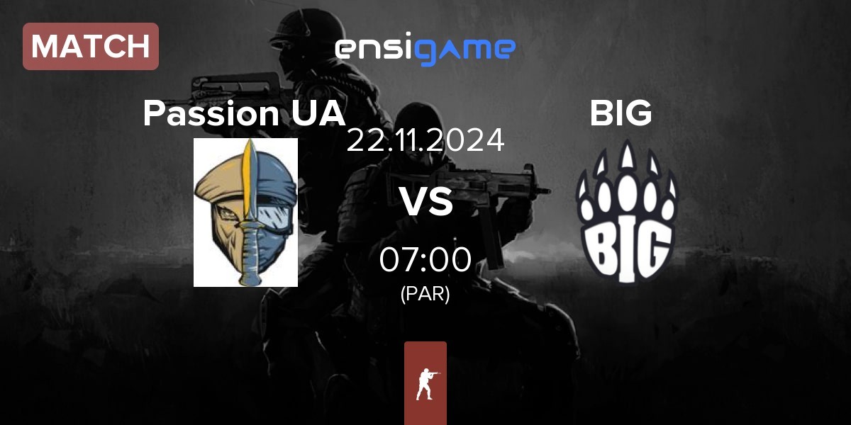 Match Passion UA vs BIG | 22.11