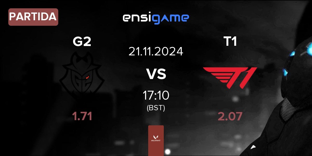 Partida G2 Esports G2 vs T1 | 21.11