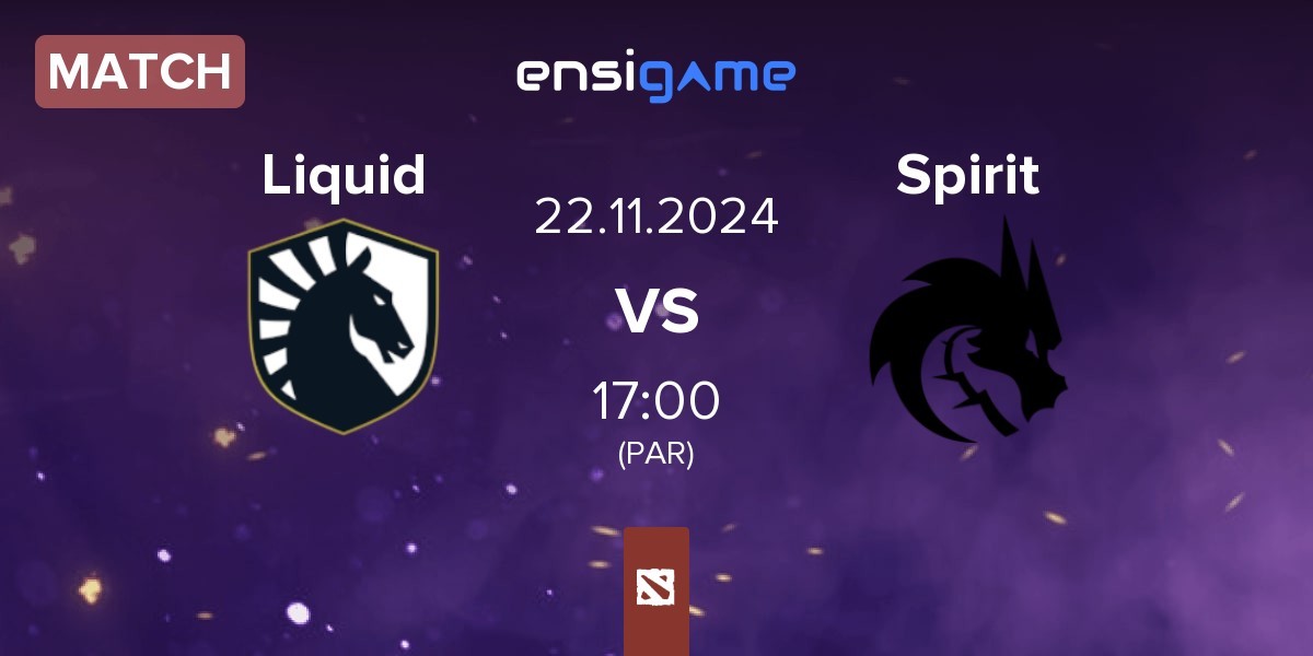 Match Team Liquid Liquid vs Team Spirit Spirit | 22.11