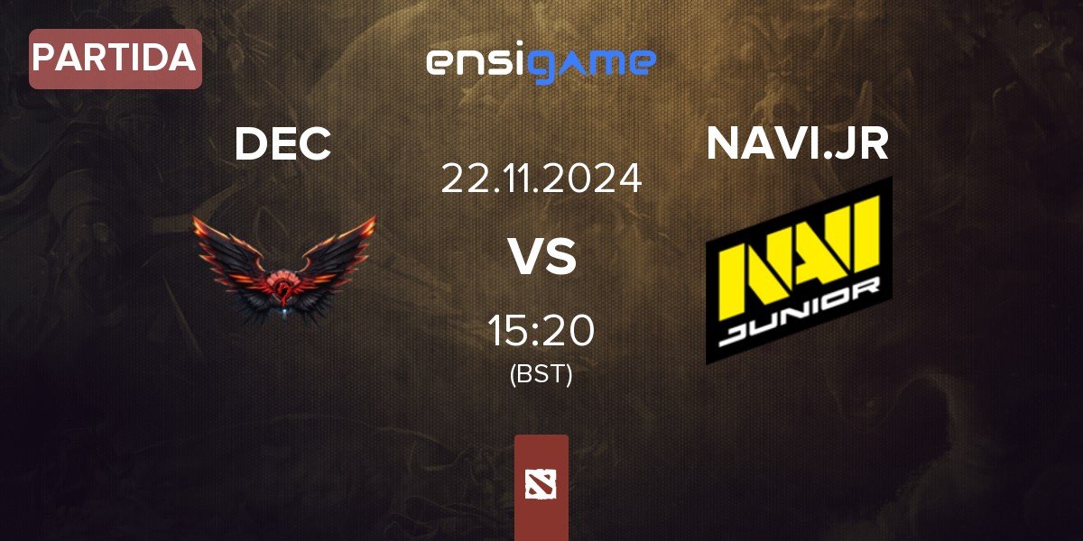 Partida Dragon Esports Club DEC vs Navi Junior NAVI.JR | 22.11