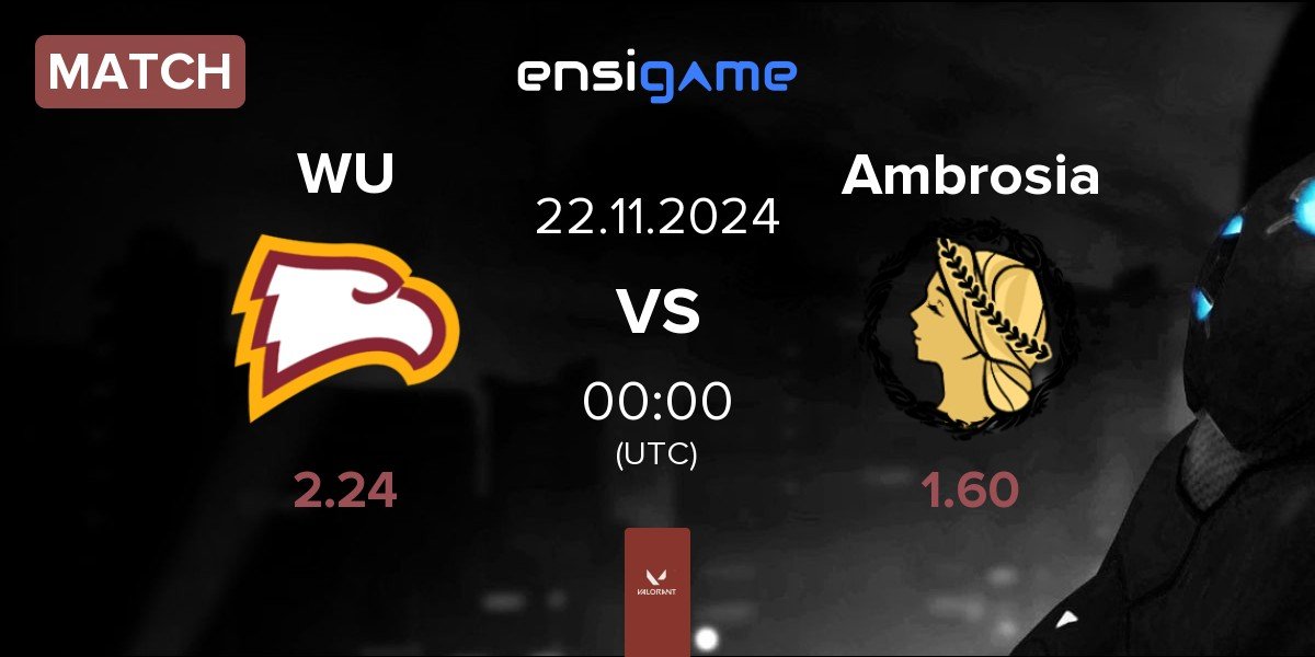 Match Winthrop University WU vs Ambrosia | 21.11