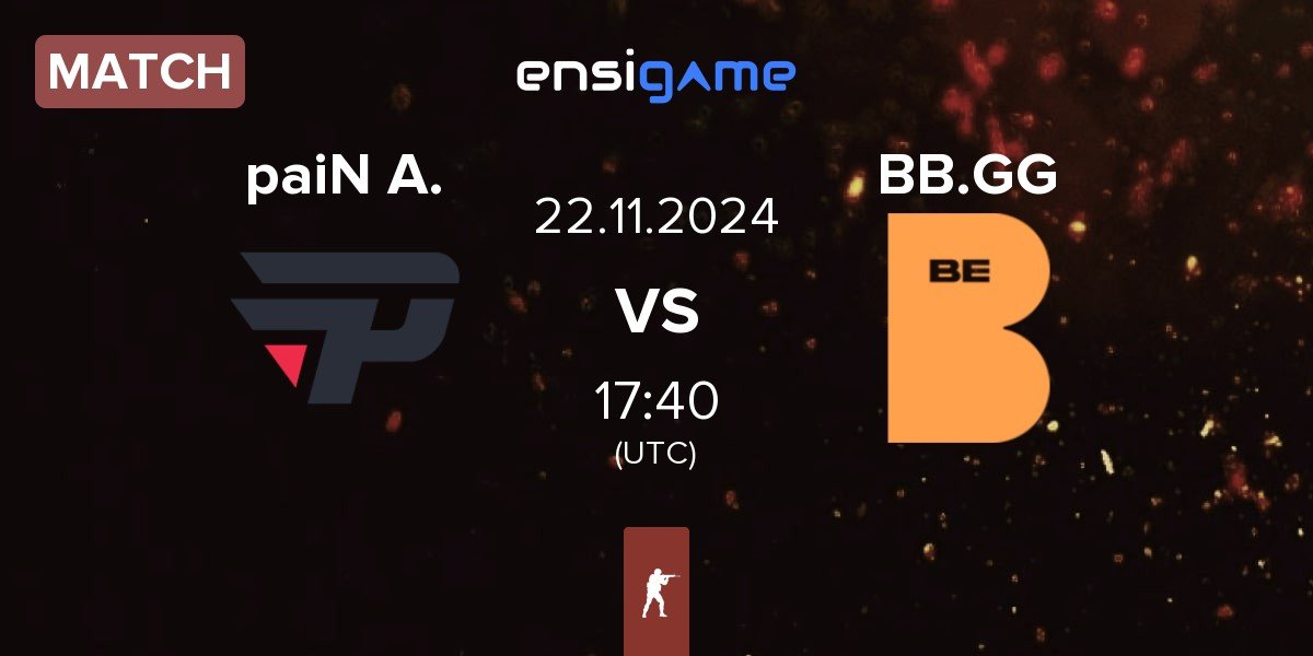 Match paiN Academy paiN A. vs BeBold.gg BB.GG | 22.11