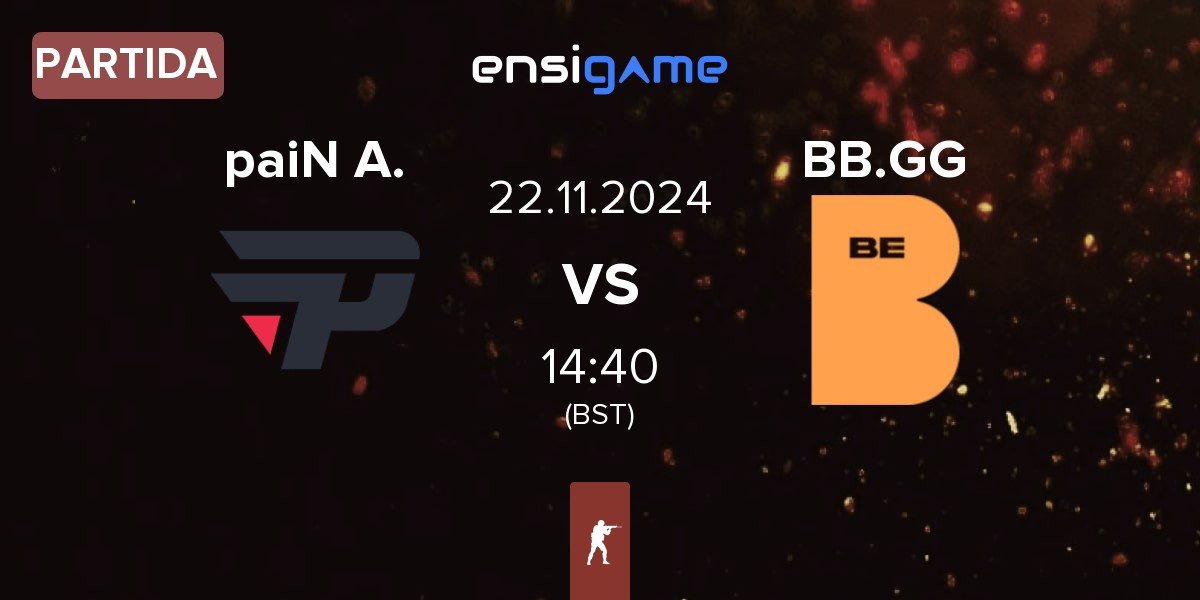 Partida paiN Academy paiN A. vs BeBold.gg BB.GG | 22.11