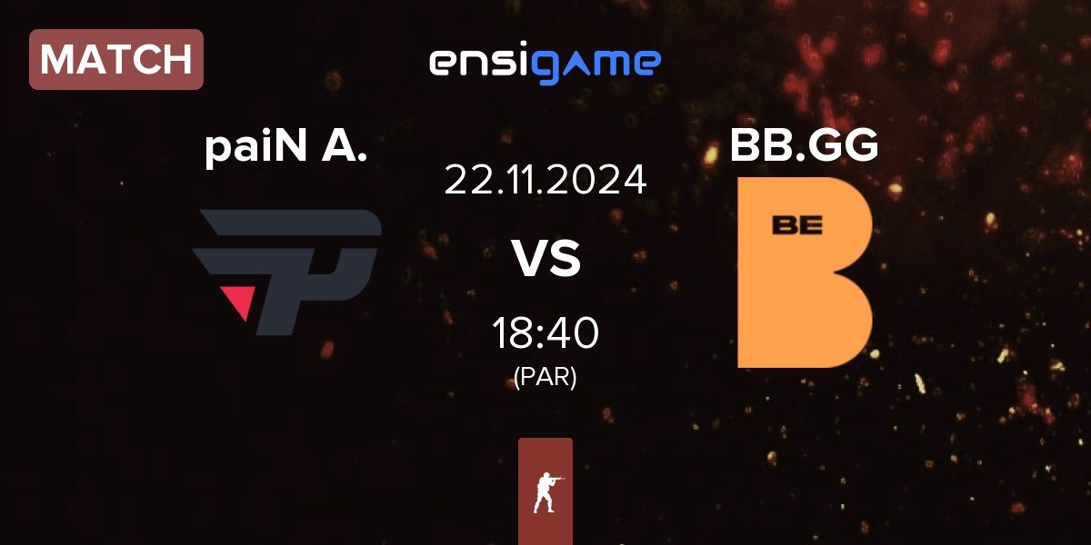 Match paiN Academy paiN A. vs BeBold.gg BB.GG | 22.11