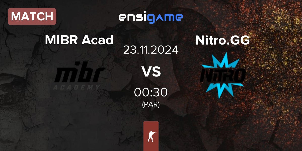 Match MIBR Academy MIBR Acad vs Nitro.GG | 23.11