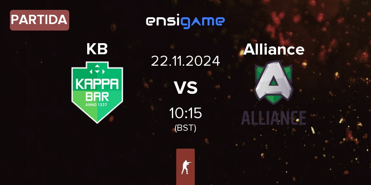 Partida Kappa Bar KB vs Alliance | 22.11