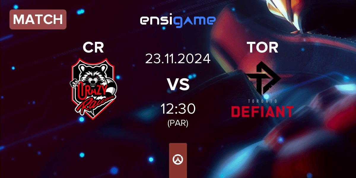 Match Crazy Raccoon CR vs Toronto Defiant TOR | 23.11