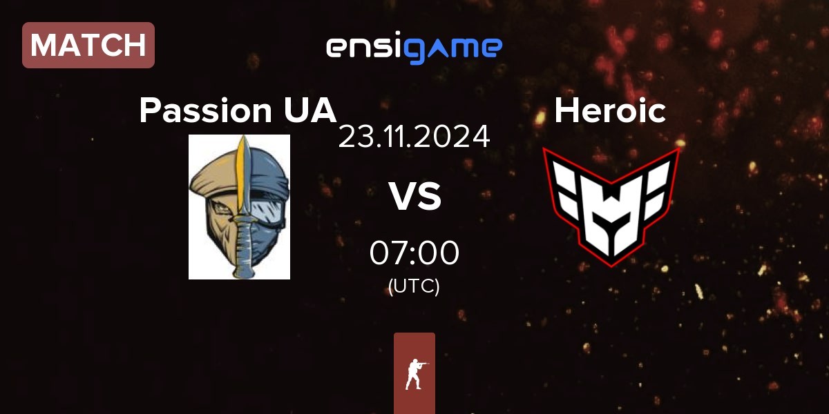 Match Passion UA vs Heroic | 23.11