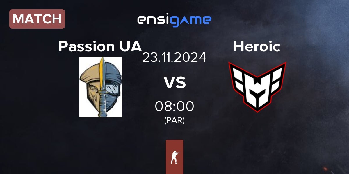 Match Passion UA vs Heroic | 23.11